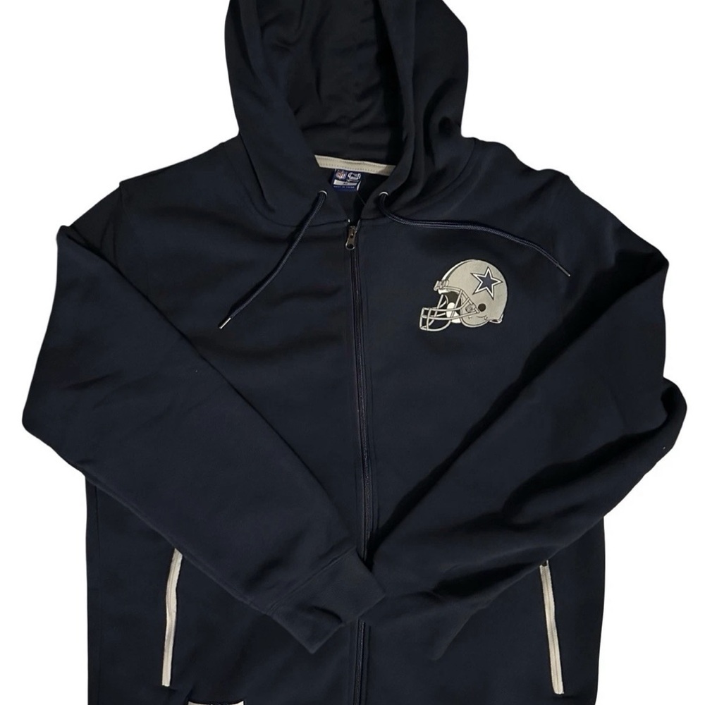 Dallas Cowboys Navy NFL Ultra Game Full Zip Fleece Hoodie - XL